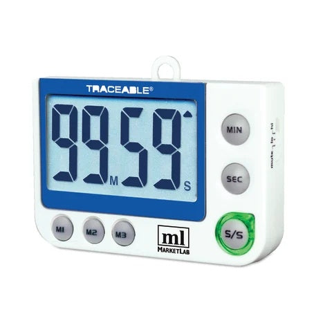 Marketlab Flashing LED Alert Big-Digit Alarm Timer