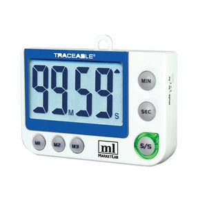 Marketlab Flashing LED Alert Big-Digit Alarm Timer