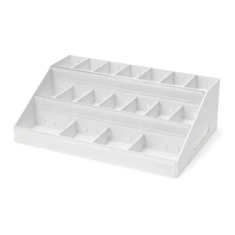 3-Tier Vial and Control Racks, 14.25"W x 9.25"D x 4.625"H