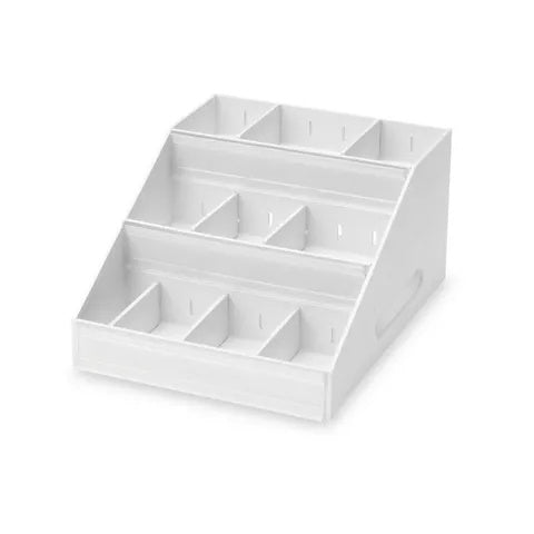 3-Tier Vial and Control Racks, 7.25"W x 9.25"D x 4.625"H