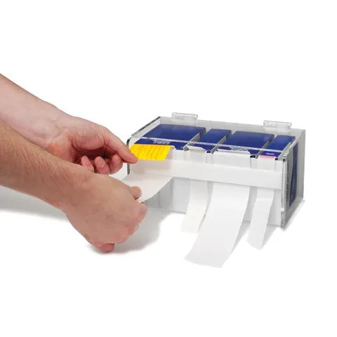 Adjustable Label Box Dispenser • 10"W x 5.5"D x 5.125"H