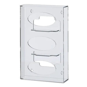 Silhouette Glove Dispenser, Triple • 10.187"W x 3.125"D x 16.686"H