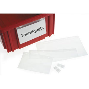 Label Holders for Divider Box, Medium 5"W x 3"H