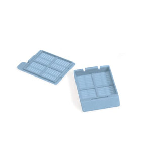 Swingsette Tissue Cassettes, Base and Lid Separate Blue