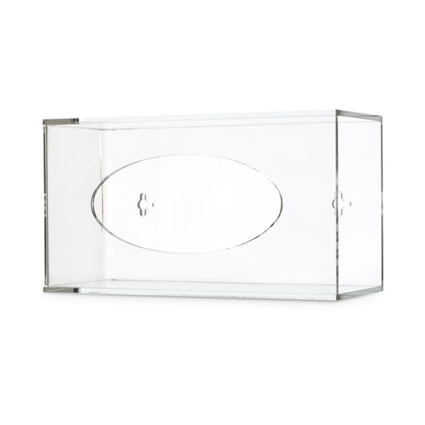 Antimicrobial Side-Loading Acrylic Glove Dispenser, Single 10.125"W x 4.125"D x 5.5"H