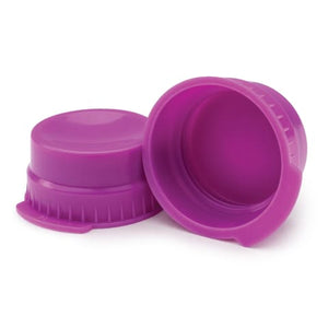 Marketlab Single-Tab Tube Caps 16mm, Lavender