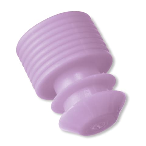 Flanged Tube Caps, For 16mm Tubes Lavender