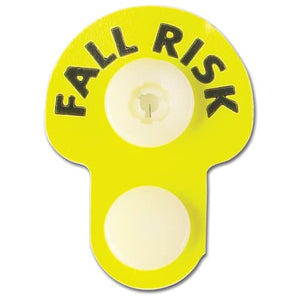 Alert Wristband Snaps,Fall Risk Yellow