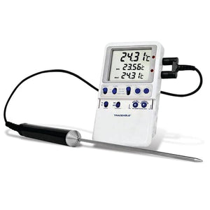 Traceable Platinum Hi-Accuracy Thermometer, Handle Probe Model