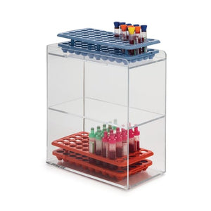 Vertical Tube Rack Organizer, 5" Cell Dimensions are 5.5"W x 10.5"D x 5.5"H