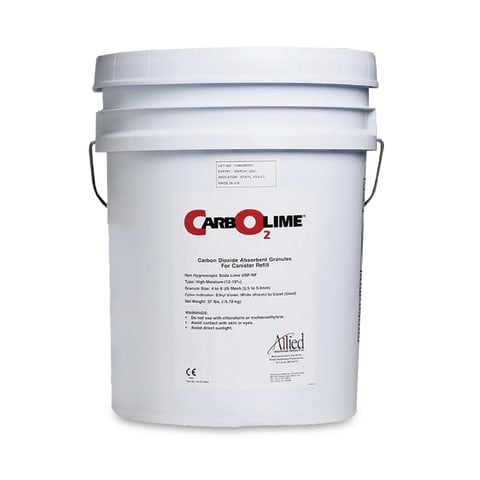 Carbolime CO2 Absorbent, Bulk Pail 21L Yields Approx. 15-17 Refills