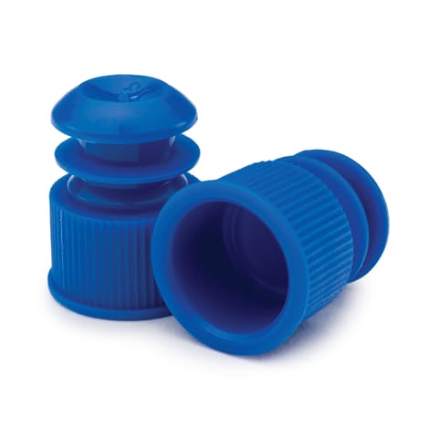 Marketlab Flanged Tube Caps 13mm, Blue