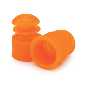 Marketlab Flanged Tube Caps 13mm, Orange