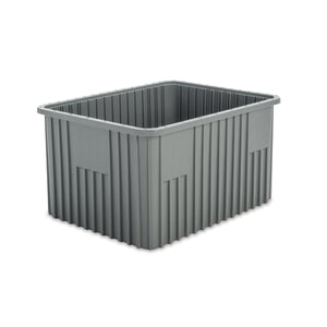Dividable Storage Box, 22.5"L x 17.5"W x 12"H Gray