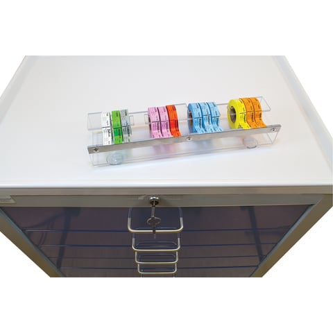 12-Roll Label Tape Dispenser
