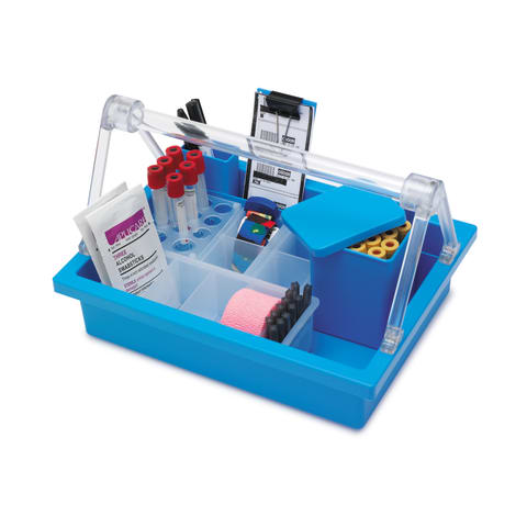 Mini Phlebotomy Tray Unit with Handle