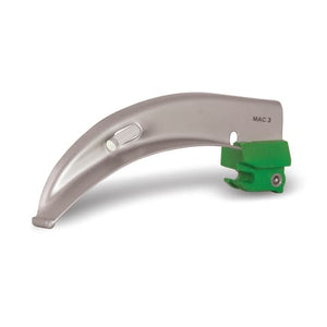 SharnSelect MR Conditional Fiber Optic Disposable Laryngoscope Blades, Size 3