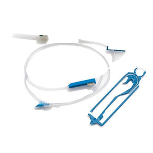 Administration Set, 20d valve-vented Secondary Set, roller clamp, spin-lock, separate medihook