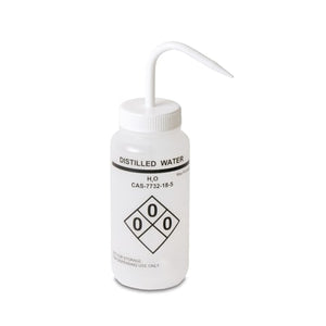 500mL Vented RTK GHS Wash Bottle, Distilled Water