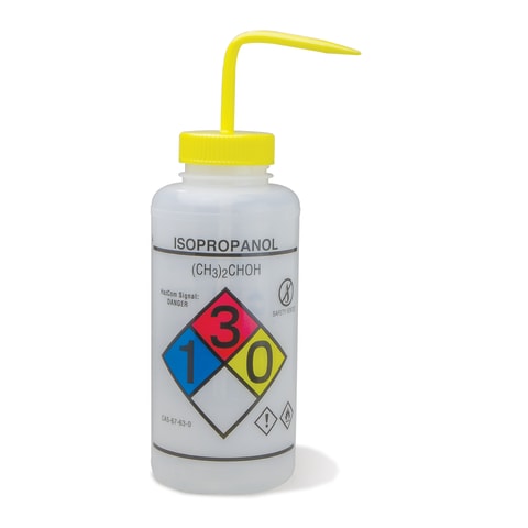 1000mL Vented RTK GHS Wash Bottle, Isopropanol