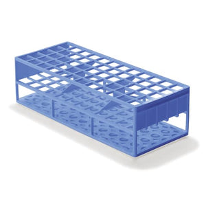 Tube Racks for 17mm Tubes • Holds 60 Tubes, Blue
