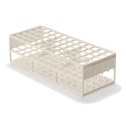 Tube Racks for 17mm Tubes • Holds 60 Tubes, White