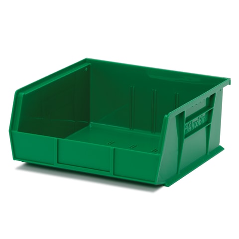 Medical Organizer Bins in Case Quantities, 11"W x 10.875"D x 5"H • Green