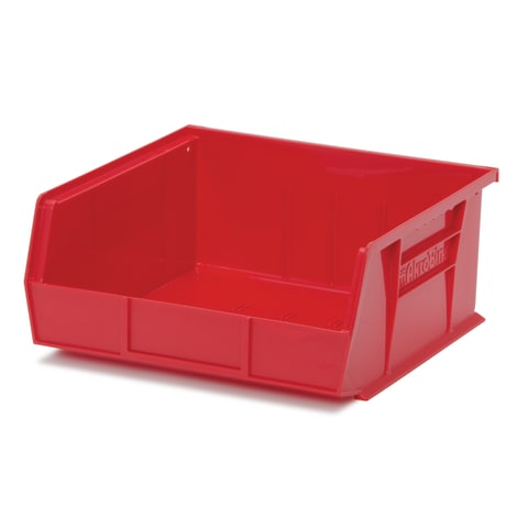 Medical Organizer Bins in Case Quantities, 11"W x 10.875"D x 5"H • Red