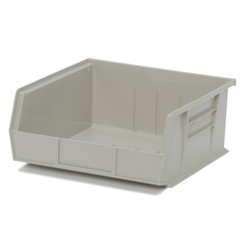 Medical Organizer Bins in Case Quantities, 11"W x 10.875"D x 5"H • Stone