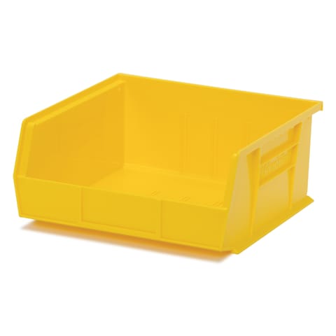 Medical Organizer Bins in Case Quantities, 11"W x 10.875"D x 5"H • Yellow