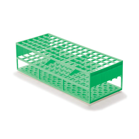 Tube Racks for 13mm Tubes • Holds 90 Tubes, Green