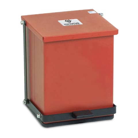 Step-On Can, 16qt/4gal • Red