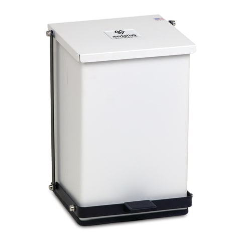 Step-On Can, 24qt/6gal • White