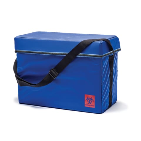 Courier Tote with Zipper and Divider • 18"W x 9"D x 13"H, Urethane with Foam Insert