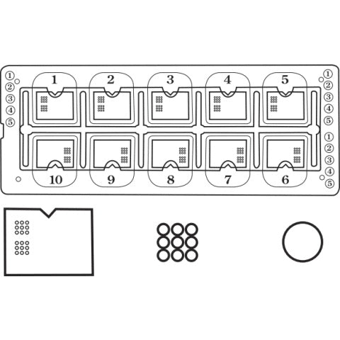 Quick-Read Precision Cell Urinalysis Slide