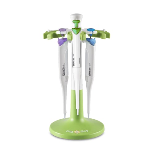 Flip & Grip™ Pipettor Carousel • Lime Green