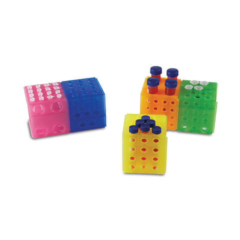 Cube Rack in Assorted Colors • 4.5"L x 4.5"W x 4.5"H