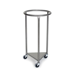 Stainless Steel Round Hamper, 18"Dia