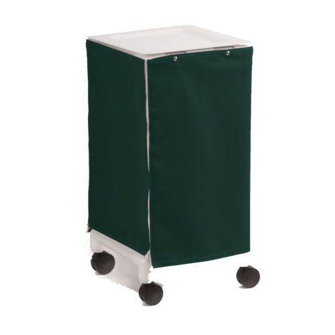 Standard Linen Hamper with Skirt, Forest Green
