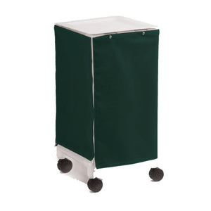 Standard Linen Hamper with Skirt, Forest Green