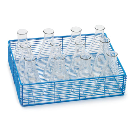 Epoxy Coated Wire Basket, 14"L x 11"W x 3.5"H