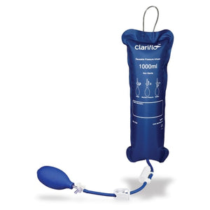 Reusable Clariflo™ Pressure Pressure Infusion Bag Piston Gauge • Stopcock, 1000mL