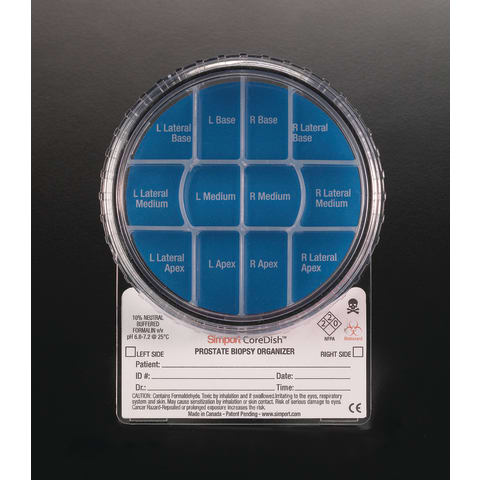 CoreDish™ Prostate Biopsy Containers • 12 compartments