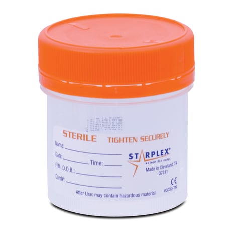 Leakbuster 3 Sterile Specimen Container, 90mL