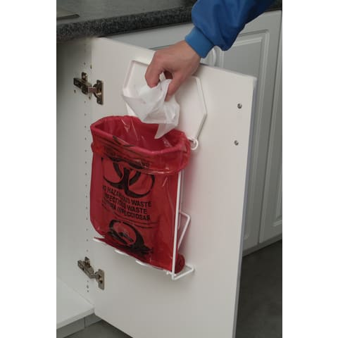 Biohazard Waste Bags in Perforated Roll, 1gal