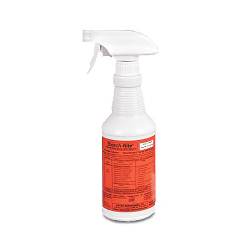 Bleach-Rite®, 16oz Bottles with 6 Spray Heads