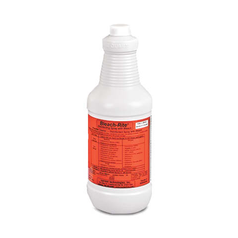 Bleach-Rite®, 32oz Bottles with 3 Spray Heads