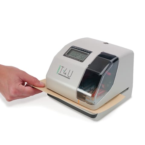 T-4U Time and Date Recorder • 6.5"W x 6.5"D x 5.7"H