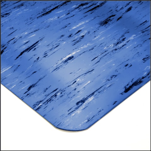 Antimicrobial Mat • 1/2" Thick, 2'W x 3'L • Blue