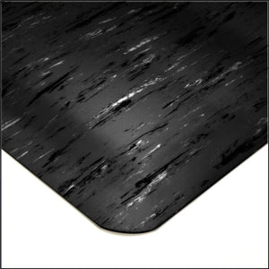 Antimicrobial Mat • 1/2" Thick, 3'W x 5'L • Black
